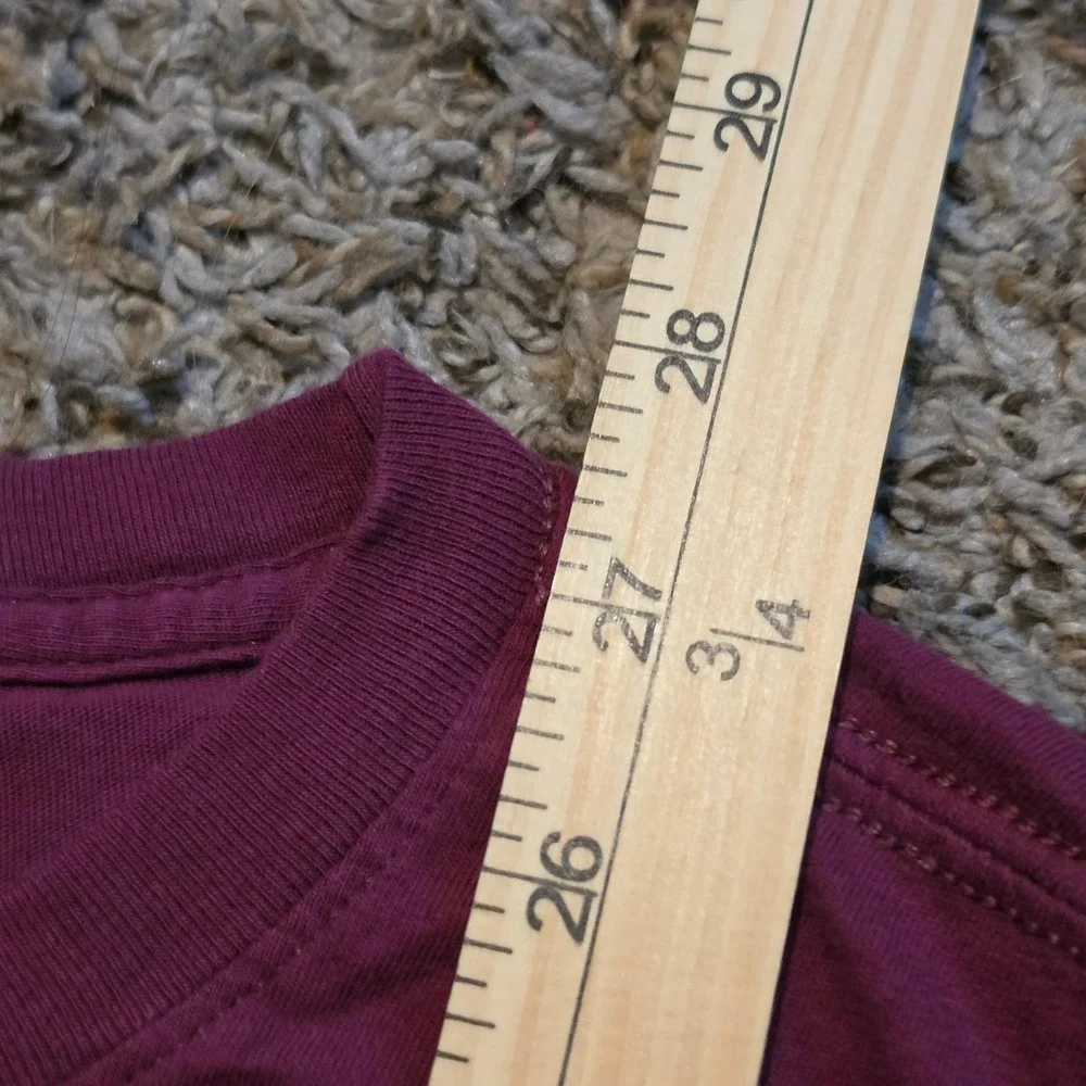 The North Face Mens XL Long Sleeve Graphic T-Shirt Burgundy Maroon Half Dome